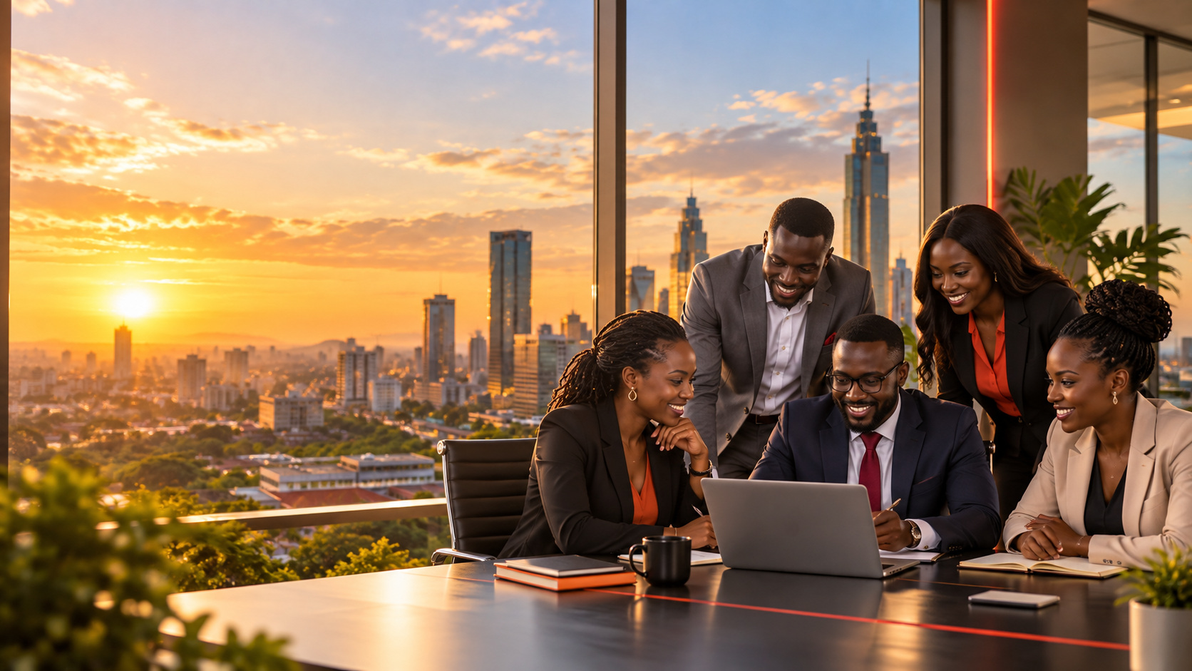 Technology professionals collaborating in Nairobi